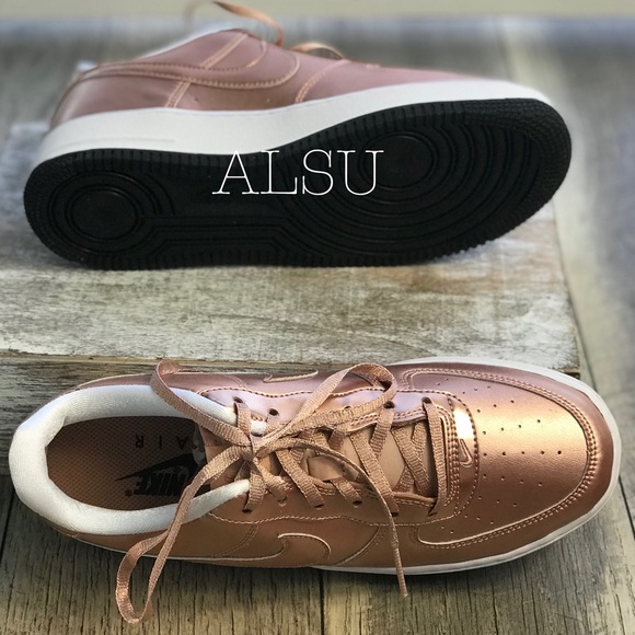 NWT Nike Air Force 1 SE GS Bronze W - Picture 3 of 8